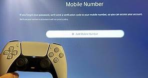 PS5: How to Add Mobile Number to PSN Account Tutorial! (For Beginners)