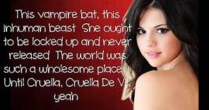 Selena Gomez - Cruella De Vil [Lyrics]