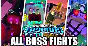 Minecraft Legends - All Boss Fights - All Bosses