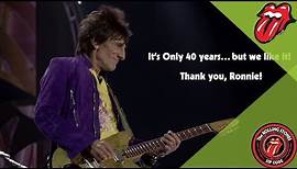 Ronnie Wood: 40 Years A Rolling Stone!