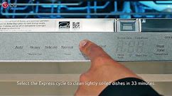 LG SIGNATURE Dishwasher - Cycles and Settings