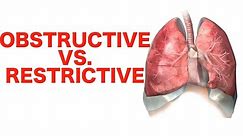 Obstructive vs. Restrictive Lung Disease || USMLE