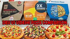 Domino's Pizza vs Pizza Hut vs MojoPizza ! Pizza Comparison