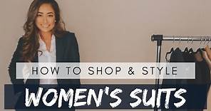 Women’s Suit Basics: How (and Where) To Shop For + Style (WITH LINKS!)