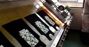Table screen printing傳統網版印花印T恤方法大公開