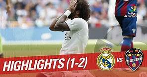 Resumen de Real Madrid vs Levante UD (1-2)