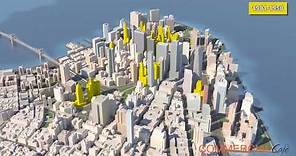 Evolution of the Lower Manhattan Skyline