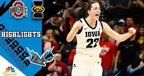HIGHLIGHTS: Ohio State vs. Iowa | Big Ten Women's Basketball | 3/3/2024 | NBC Sports