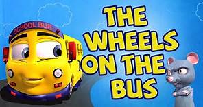 The Wheels On The Bus Go Round And Round Children Rhyme with lyrics