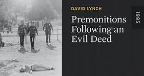 Premonitions Following an Evil Deed
