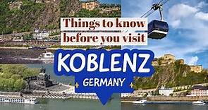 Visit KOBLENZ, Germany in a Day 🇩🇪 | Visit Frankfurt | Things to do in Frankfurt | Koblenz besuchen