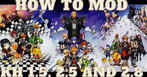 How to mod Kingdom Hearts 1, 2, CoM, BBS and DDD on PC
