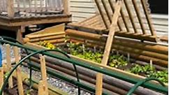 6’ Split Picket transition into a wire garden fence. When we have customers who are passionate about gardening it makes these projects mean so much more! | Vanguard Fence & Deck Co.