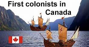 First european settlers in Canada