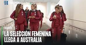 Llegada de la Selección Femenina a Australia