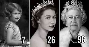 Queen Elizabeth II - 0 to 96 years old (Evolution)