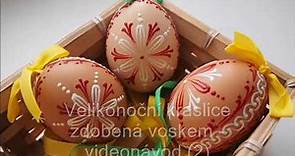 Velikonoční kraslice zdobená voskem - videonávod (2) / Easter egg decorated with wax
