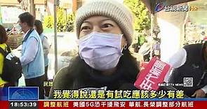台中天津年貨大街開幕 嚴格防疫禁試吃