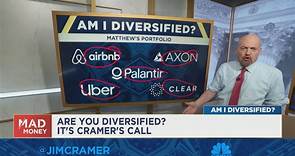 Jim Cramer grades viewer portfolios on diversification