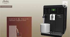 Reinigung manueller Milchaufschäumer / Panarello Saeco Kaffeevollautomaten