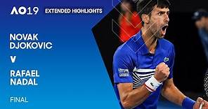 Rafael Nadal v Novak Djokovic Extended Highlights | Australian Open 2019 Final