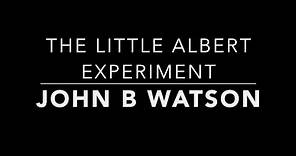 Interesting Psychology! The Little Albert Experiment (live footage)