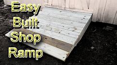 Easy to Build Shed Ramp