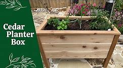 Cedar Planter Box - EASY DIY