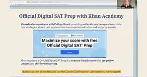 Khan Academy's Official Digital SAT Prep Webinar