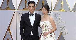 John Cho and Kerri Higuchi 2017 Oscars Red Carpet