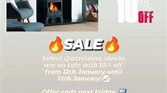 🔥SALE🔥 Select ACR Stoves are on sale with 10% off from 12th January until 19th January!📈 Offer ends next Friday 🔚 Visit our website to see our range: https://chaseheating.co.uk/product-category/wood-multi-fuel-stoves/ | Chase Heating Ltd