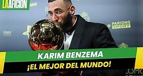 ¡OFICIAL! Karim Benzema ganó el Balón de Oro 2022