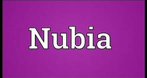 Nubia Meaning