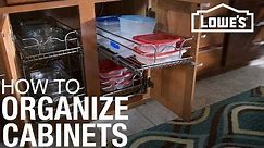 How to Install Cabinet Organizers
