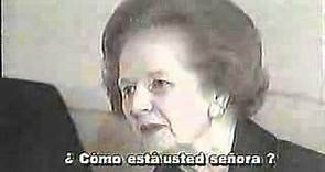 Margaret Thatcher Defiende Al General Pinochet