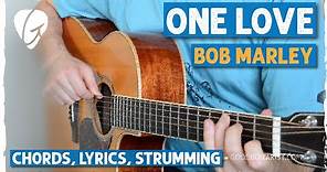 How to play "One Love" by Bob Marley - 4-Chord Song