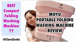 Moyu Portable Folding Washing Machine Review & How It Works !! | Best Small Compact Washing Machine