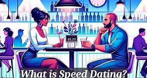 What is Speed Dating? (Does it work)