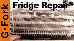 Refrigerator Repair - Freezer Coils Frozen - Refrigerator Is Warm - GardenFork