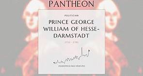 Prince George William of Hesse-Darmstadt Biography