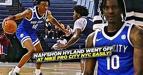 Nah'Shon "Bones" Hyland Goes OFF & Drops 44 Points with EASE at Nike Pro City NYC Summer League!