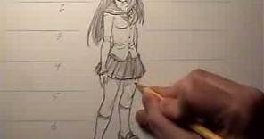 How to Draw a Female Body, Manga Style: Proportions