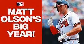 Matt Olson is having a MONSTER YEAR! He leads the NL in HOMERS! | Full Season Highlights