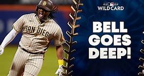 Josh Bell crushes opposite field home run to give Padres an early lead!!
