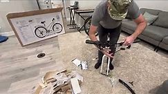 How assemble a brand new Shimano Infinity Boss Three Disk Hybrid Bike