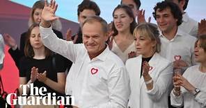 Poland's Donald Tusk declares election victory with possible coalition