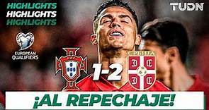 Highlights | Portugal 1-2 Serbia | UEFA European Qualifiers 2021 | TUDN