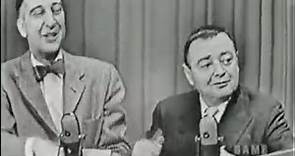 Peter Lorre in "I've Got a Secret" game show with Garry Moore | Dec 29 1954