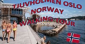 Oslo Norway / Walking Tour / Tjuvholmen Sculpture Park Vlog # 192