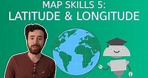 Map Skills 5: Latitude and Longitude - U.S. Geography for Kids!